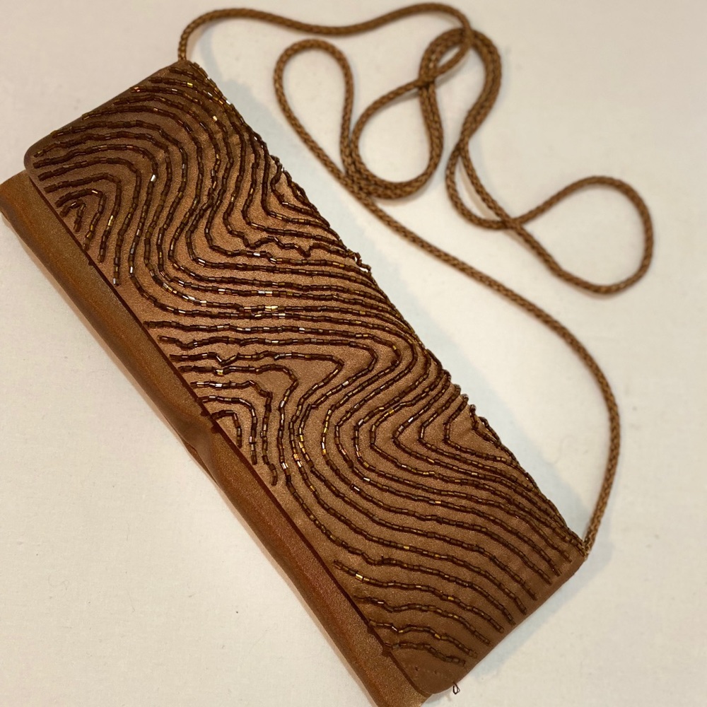 La Regale Clutch Evening Bronze Bag